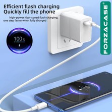 Forzacase Xiaomi - Redmi - Mi ile Uyumlu Hızlı Şarj Destekli 120W Type-C USB Şarj Cihazı Seti FC1025