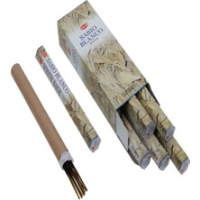 Beyaz Adaçayı Hexa Çubuk Tütsü (120 Adet)