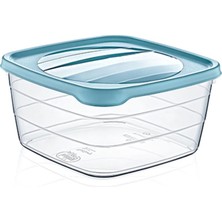 Kare 1.5 L Saklama Kabı – Sızdırmaz, Buzdolabı Uyumlu (1 Adet)