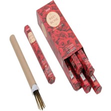 Kırmızı Gül Hexa Çubuk Tütsü (20 Adet)