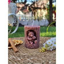 Bal Kütüğü Temalı Dekoratif Hediyelik Kokulu Mum