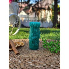 Zambak Işıltısı Temalı Dekoratif Hediyelik Kokulu Mum