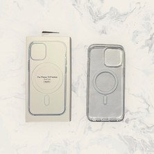 IPhone 14PROMAX Magsafe Özellikli Şeffaf Renkli Koruyucu Kılıf