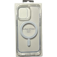 IPhone 14PROMAX Magsafe Özellikli Şeffaf Renkli Koruyucu Kılıf