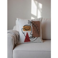 Punch Panç Kırlent Kılıfı 40 x 40  cm  Tekli