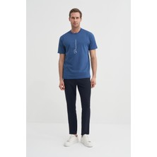 Cazador 4091 Erkek Bisiklet Yaka T-Shirt