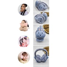 1 Adet Tavşan Model Kışlık Kulaklık Peluş Kulaklık Çocuk Peluş Kulaklık  Kız Çocuk Kulaklık