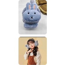 1 Adet Tavşan Model Kışlık Kulaklık Peluş Kulaklık Çocuk Peluş Kulaklık  Kız Çocuk Kulaklık