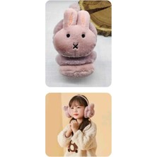 1 Adet Tavşan Model Kışlık Kulaklık Peluş Kulaklık Çocuk Peluş Kulaklık  Kız Çocuk Kulaklık