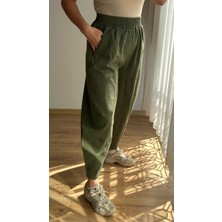 Gabardin Balon Paça Pantolon
