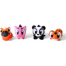 Deniz 3D Studio Hareketli Mini Sevimli Figür Seti - 12'li Paket - Stand Hedyeli