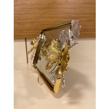 Tepsi Altın Kelebek Model Miniboy 22X16 cm