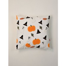 TRICK OR TREAT - Halloween Temalı Punch Kırlent Yastık Kılıfı