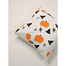 TRICK OR TREAT - Halloween Temalı Punch Kırlent Yastık Kılıfı