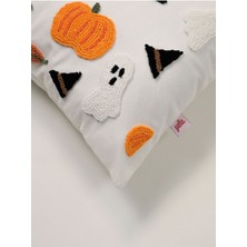 TRICK OR TREAT - Halloween Temalı Punch Kırlent Yastık Kılıfı