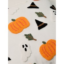 TRICK OR TREAT - Halloween Temalı Punch Kırlent Yastık Kılıfı