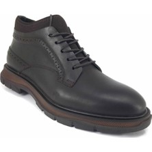 1341 Libero Fermuarlı Kavcuk Taban Erkek  Bot-Kahverengi Nubuk