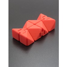 3D Prizma Infinity Küp | Geometrik Antistres Oyuncak | Döner Puzzle Küp | El Egzersizi Küpü