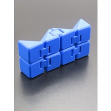 3D Prizma Infinity Küp | Geometrik Antistres Oyuncak | Döner Puzzle Küp | El Egzersizi Küpü