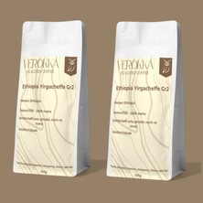 Verokka Ethiopia Yirgacheffe Gr2 – Filtre Kahve (2 x 250G) | Çiçeksi ve Zarif Lezzet