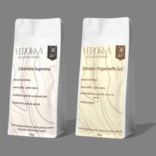 Verokka Colombia & Ethiopia Gr2 2’li Paket – Filtre Kahve (2 x 250G)