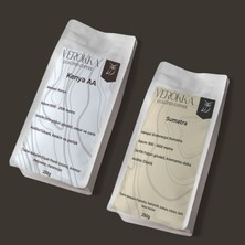 Verokka Premium 2’li Filtre Kahve Seti – Sumatra & Kenya Aa (2 x 250G)