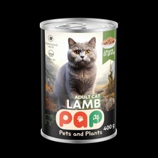 Pets And Plants Kuzu Etli Yetişkin Kedi Konservesi 400 Gr.x 12 Adet