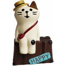 Gezgin Happy  Kedi Mini Figür