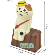 Gezgin Happy  Kedi Mini Figür