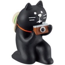 Fotoğrafçı Kara Kedi Mini Figür