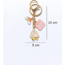 Patrick - Sünger Bob Metal Charm Anahtarlık
