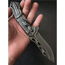 Ejder Motifli Otantik Çakı