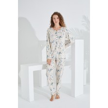 Kadın Patlı Pijama Takım - 10058