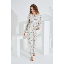 Kadın Patlı Pijama Takım - 10058