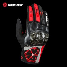 Scoyco MC122 Korumalı Yazlık Kırmızı Motosiklet Eldiveni