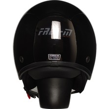 Free-M FR-612 Black Açık Motosiklet Kaskı