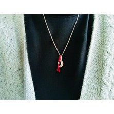 Altıncık 14 Ayar Altın Kırmızı Ipli Dilek Dorika Charm