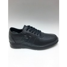 Adnan Bozkaya  Deri Bağcıklı Lacivert Yazlık Erkek Ayakkabı C-9352918adn