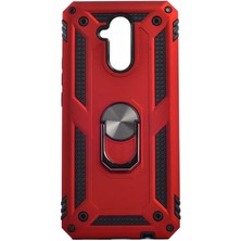 Spia Huawei Mate 20 Lite Kılıf Kırmızı Panther Yüzüklü Silikon Orijinal Esnek Ince Geliştirilmiş Dayanıklı Darbe Karşıtı Yeni Nesil Tasarım (Huawei Mate 20 Lite, Kırmızı)