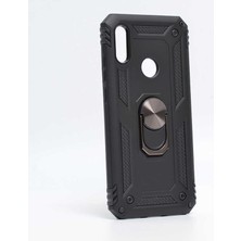 Spia Huawei Honor 8A Siyah Panther Yüzüklü Silikon Orijinal Esnek Ince Geliştirilmiş Dayanıklı Darbe Karşıtı Koruyucu Yeni Nesil Tasarım (Huawei Honor 8A, Siyah)