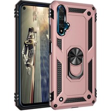 Spia Huawei Nova 5t Rose Gold Panther Yüzüklü Silikon Orijinal Esnek Ince Geliştirilmiş Dayanıklı Darbe Karşıtı Koruyucu Yeni Nesil Tasarım (Huawei Nova 5t, Rose Gold)