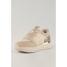 Lavinia Bej Desenli Deri Kadın Sneakers,  Deri, Günlük Ayakkabı, Spor Ayakkabı 25081