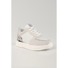 Lavinia Bej Desenli Deri Kadın Sneakers,  Deri, Günlük Ayakkabı, Spor Ayakkabı 25081