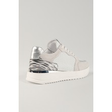 Lavinia Bej Desenli Deri Kadın Sneakers,  Deri, Günlük Ayakkabı, Spor Ayakkabı 25081