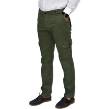 Dynamo Erkek Kanvas Kargo Pantolon 1955 BGL-ST04417 Pamuklu Regular Fit Günlük Stil Düz Desenli
