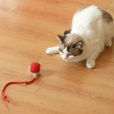 Teknoliman Teknoliman® Şarjlı Otomatik Hareketli Kedi Köpek İçin 360 Derece Dönen Interaktif Akıllı Oyun Topu