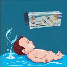 Beklife Burun Yıkama Kiti 2 Adet Şırıngalı Burun Aspiratörü Bebek Burun Temizleme Aparatı 2x Silikon Uç