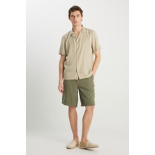 Wrangler Tencel Şort Haki Erkek Şort