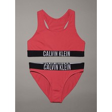 Calvin Klein Koyu Pembe Kız Çocuk Bikini Takım KY0KY00091XIX