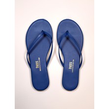 Tkees Mavi Kadın Plaj Terliği Tk-2102